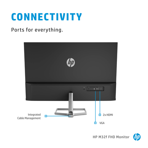 Specs HP M32f FHD Full HD 80 cm (31.5 