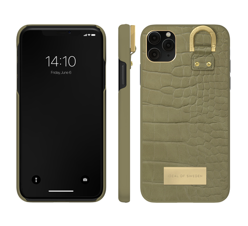 iDeal of Sweden Atelier Case iPhone 11PM/XSM Sage Croco – image 4