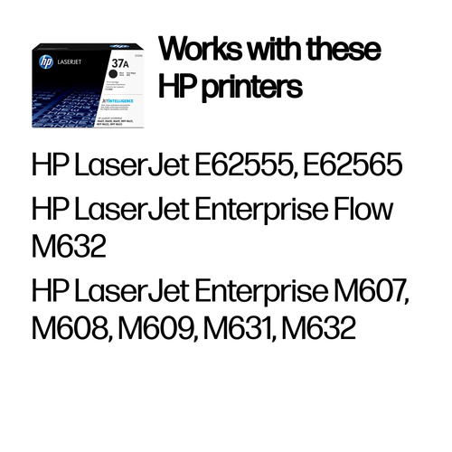 Original HP 37A Black Toner Cartridge - image 2