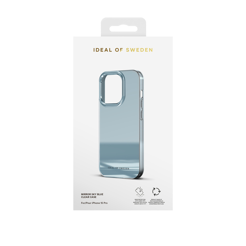 iDeal of Sweden Mirror Case iPhone 15 Pro Mirror Sky Blue – image 4