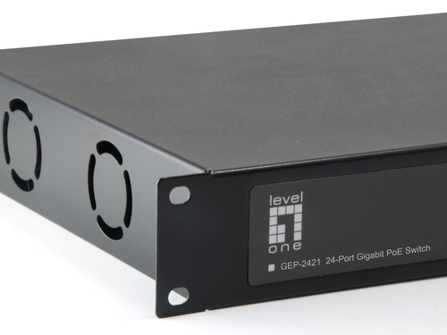 LevelOne 24-Port Gigabit PoE Switch, 802.3at/af PoE – image 3