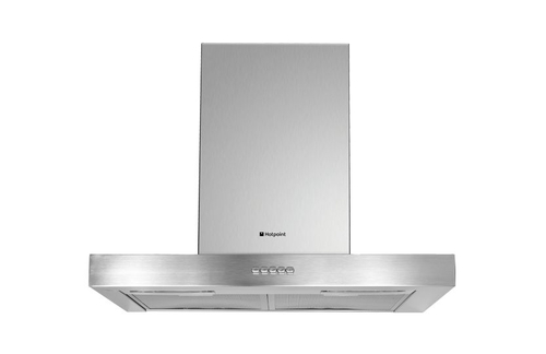 Hotpoint HS7TIX cooker hood Wall-mounted Stainless steel