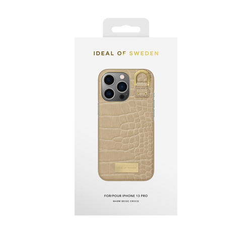 iDeal of Sweden Atelier Case iPhone 13P Warm Beige Croco