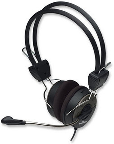 Manhattan 175548 headphones/headset Wired Calls/Music Black