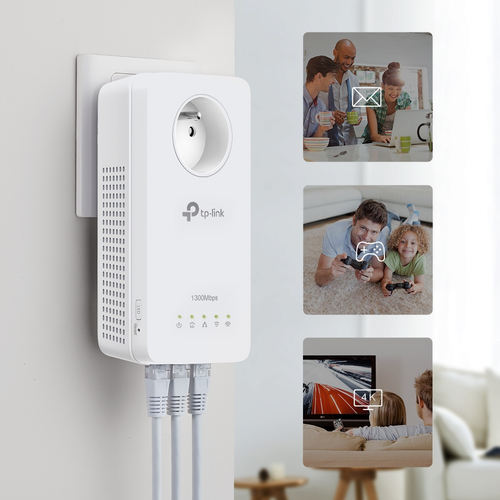 AV1300 Powerline Wi-Fi Single pack withAC PassThrough (BE version), afbeelding 3