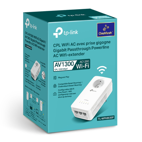 AV1300 Powerline Wi-Fi Single pack withAC PassThrough (BE version), afbeelding 8