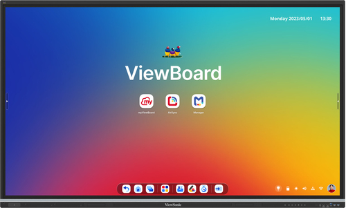 Viewsonic IFP8651-3C pizarra blanca interactiva 2,18 m (86") 3840 x 2160 Pixeles Pantalla táctil Negro USB