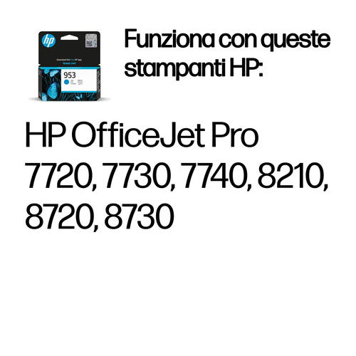HP 953 – Cartuccia ciano originale