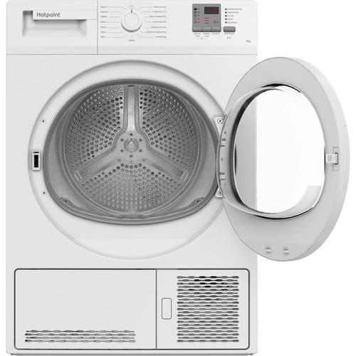 Hotpoint C HD C82 Wwgd UK 8Kg Condenser Tumble Dryer - White - B Rated, White - image 3