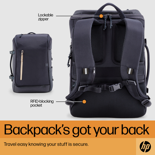 HP Travel 25 Liter 15.6 Blue Night Laptop Backpack – image 7