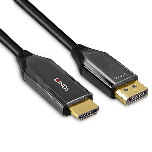 LINDY DisplayPort an HDMI 8K60 Adapterkabel aktiv 1m, afbeelding 3