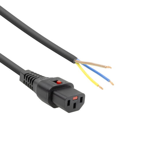PWRCORD C13 LOCK - OE 2M 5PCS. 1 stk