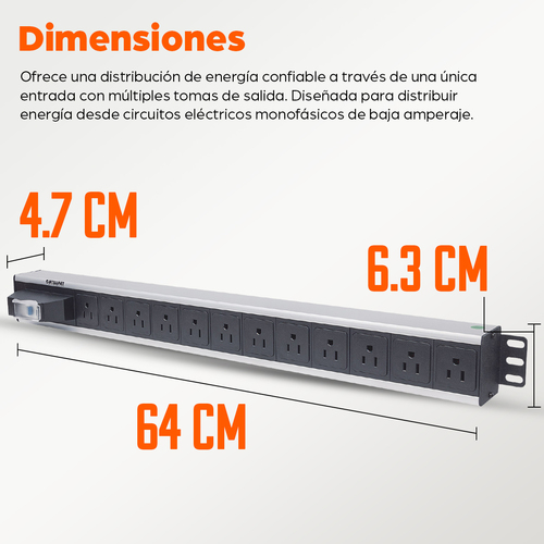 Barra PDU INTELLINET 713955