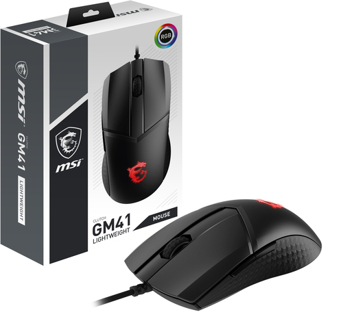 CLUTCH GM41 LIGHTWEIGHT MOUSE MSI CLUTCH GM41 LIGHTWEIGHT NEGRO CLUTCH GM41 LIGHTWEIGHT