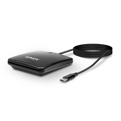 Lindy 42764 kiipkaardilugeja USB USB 2.0 Must