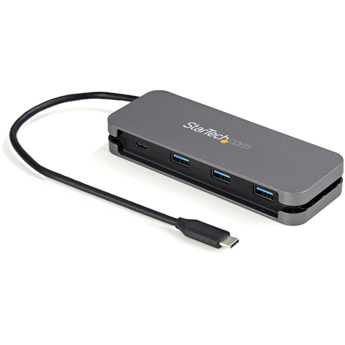 HUB USB-C DE 4 PUERTOS-3 USB  -A/1 USB-C 5GBPS-CABLE DE 25CM - HB30CM3A1CB