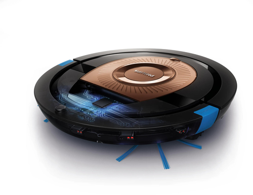 Philips SmartPro Compact FC8776/01R1 robot vacuum Black, Copper – image 3