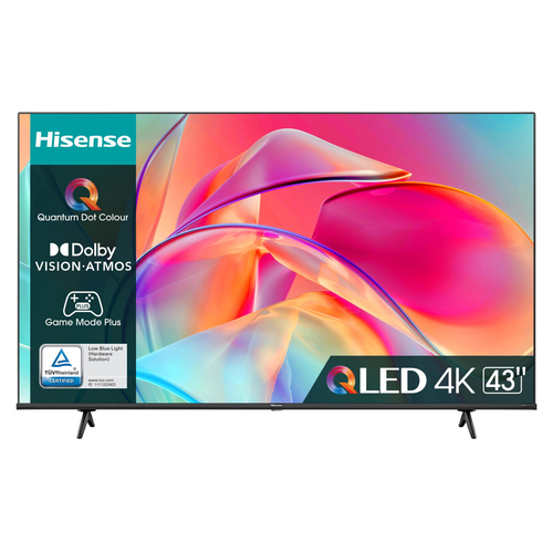 Hisense 43E77KQ 109,2 cm (43") 4K Ultra HD Smart TV Черный 250 cd/m²