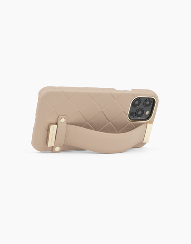 iDeal of Sweden Statement Case iPhone 12/12P Braided Light Camel