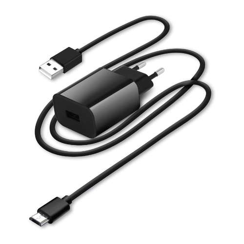 Area TC2A1UMICK4 PDA/mobīlo telefonu lādētājs Universāls Melns AC Ātrā uzlāde
