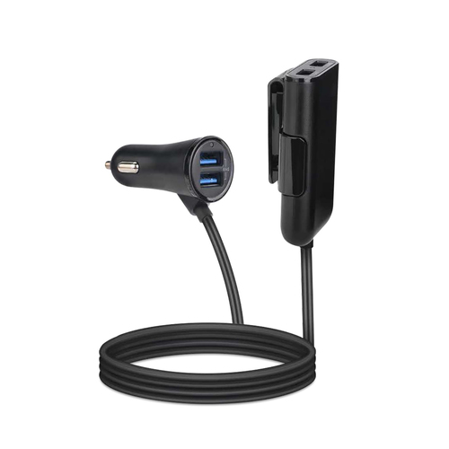 Celly Autolader 4 Usb-poorten 1,6m
