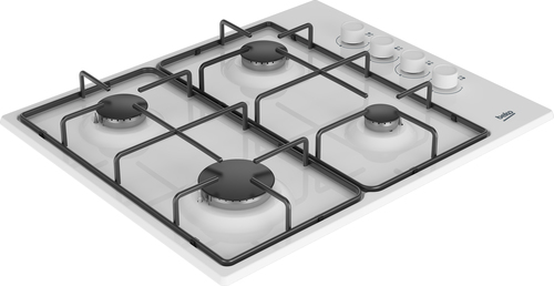 Beko HIBG64120SW 61cm Gas Hob - White - image 2