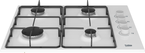 Beko HIBG64120SW 61cm Gas Hob - White - image 3
