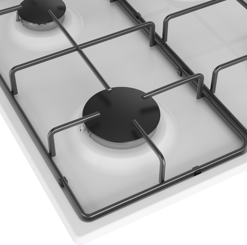 Beko HIBG64120SW 61cm Gas Hob - White - image 4