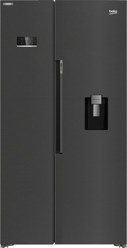 Beko GN163240ZXBRN side-by-side refrigerator Freestanding