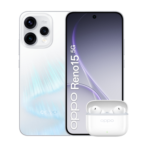 Oppo Reno15 5G Aurora White Box – image 1