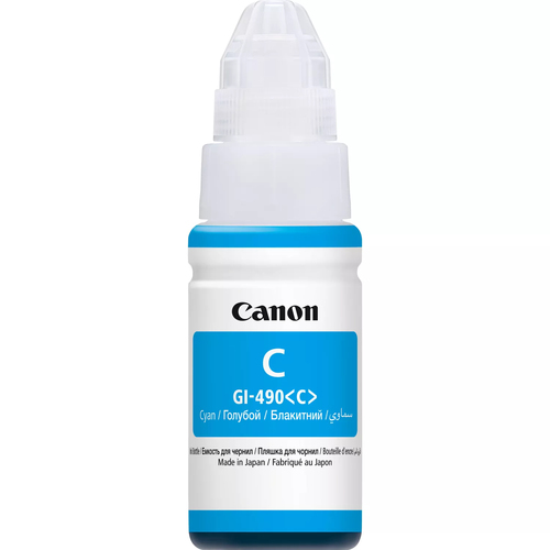 Original Canon GI-490 Cyan Ink Bottle - image 1