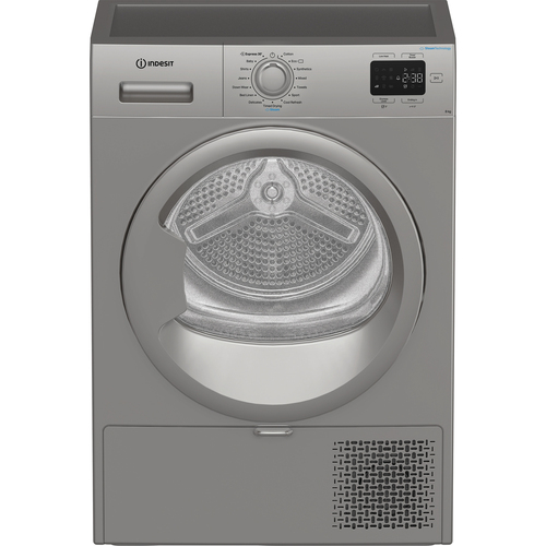Indesit CYSD82DSSUK 8kg Heat Pump Condenser Dryer in Silver A Rated St - image 5