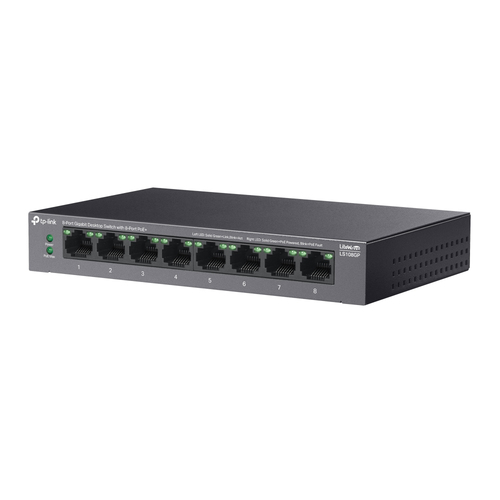 TP-Link LiteWave LS108GP netwerk-switch Unmanaged Gigabit Ethernet (10/100/1000) Power over Ethernet, afbeelding 3
