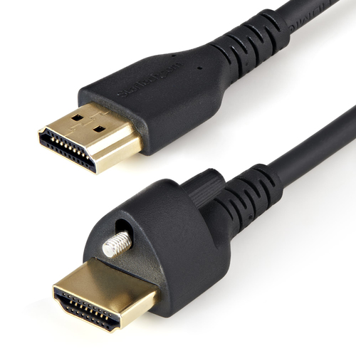 HDMM2MLS CABLE HDMI DE 2M CON TORNILLO  DE SEGURIDAD EN EL CONECTOR