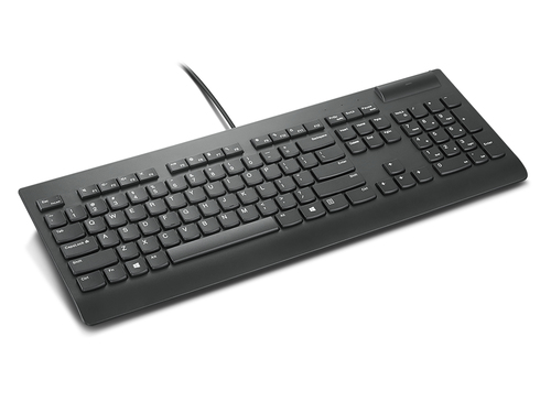 Lenovo 4Y41B69380 клавиатура Офисная USB QWERTY Испанский Черный