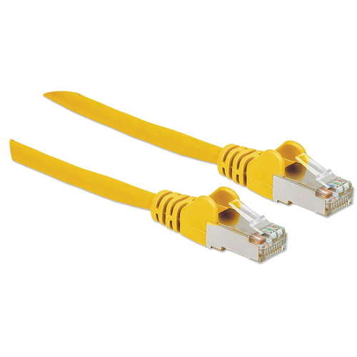 CAT6A S/FTP NETWORK PATCH CABLE, 1 FT., YELLOW