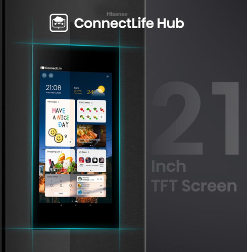 Hisense RS9P628GPFE Amerikaanse koelkast Zwart, afbeelding 9