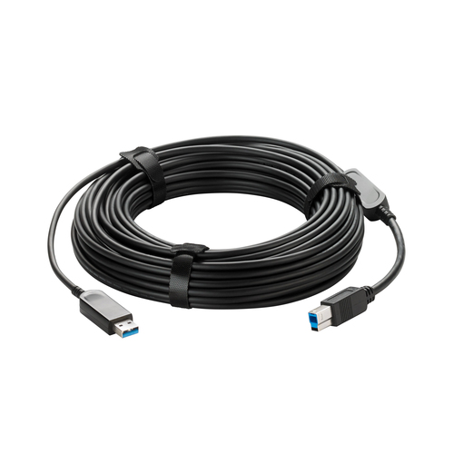 Vaddio 440-1015-015 USB кабель USB 3.2 Gen 2 (3.1 Gen 2) 15 m USB A 10 Gbit/s Черный