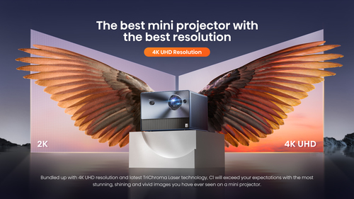 Hisense C1TUK data projector 1600 ANSI lumens UHD 4K (3840x2160) Silver – image 8