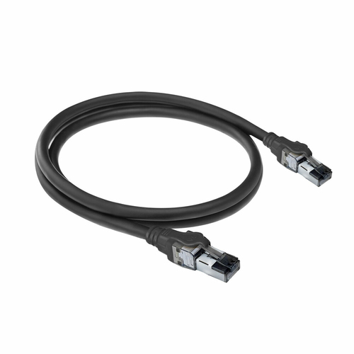 CAT6A S/FTP IDC LSZH BK 2.00M. 1 stk, afbeelding 2