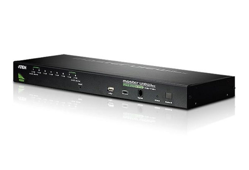 ATEN 8-Port USB - PS/2 VGA KVM Switch with USB Peripheral port
