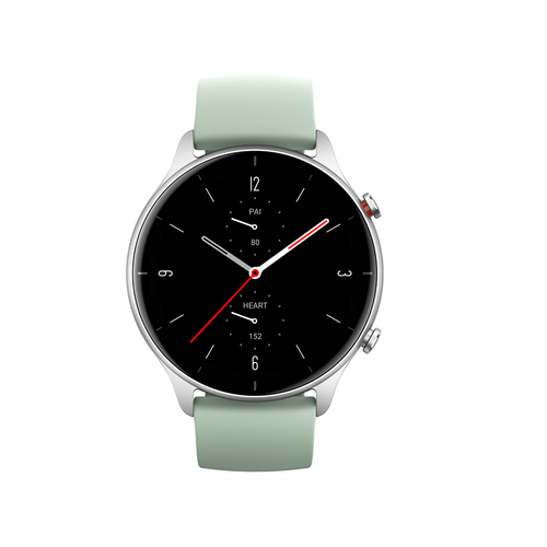 Amazfit GTR 2e 3,53 cm (1.39") AMOLED 46 mm Цифровой 454 x 454 пикселей Сенсорный экран Зеленый GPS (спутниковый)