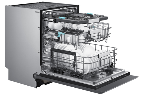 Samsung Series 8 WaterJet Clean™ DW80H77JAI0U4 14 Place Setting Smart Integrated Dishwasher, Dark Grey – image 7