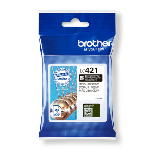 Brother LC421BK Inkjet Cartridge Black LC421BK - image 1