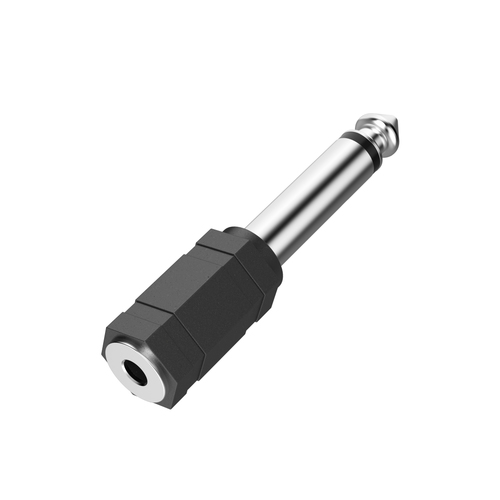 Product image: Hama 00205195 cable gender changer 3.5mm 6.3mm Black, Silver