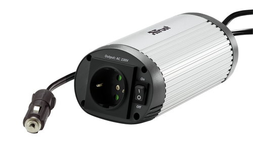 Trust 230V Car Power Socket PW-2750p toiteadapter ja vaheldi Valge