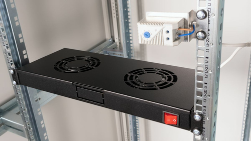 Equip Lüftermodul 19" voor Serverschränke, 4xLüfter RAL9005, afbeelding 4