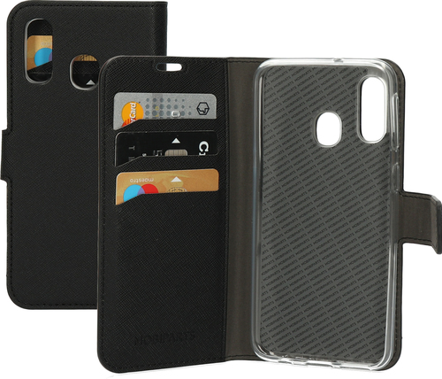 Mobiparts Saffiano Wallet Case Samsung Galaxy A40 (2019) Black