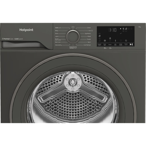 Hotpoint CHD93MGGUK 9kg Heat Pump Condenser Dryer in Manhattan Grey A - image 5