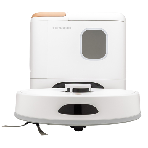 TORNADO VCRMCWC 5-in-1 Pet Robot Vacuum with Self-Emptying Base, Laser Navigation & Grooming Kit – image 5